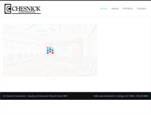 Tablet Screenshot of chesnick.com